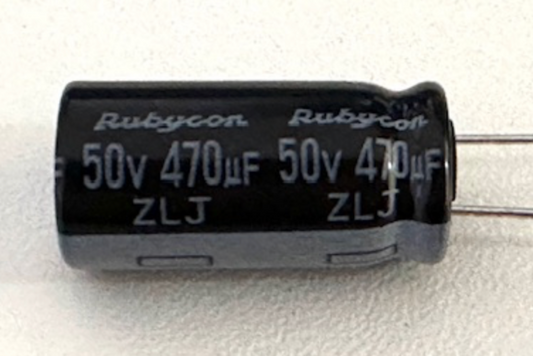 Rubycon capacitor